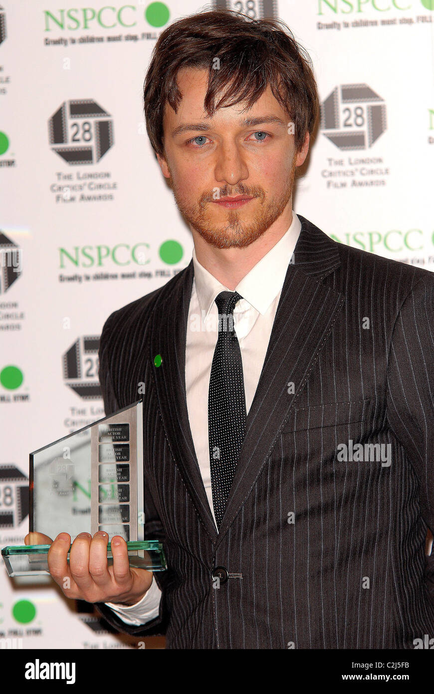 James McAvoy Awards Of The London Film Critics' Circle at Grosvenor