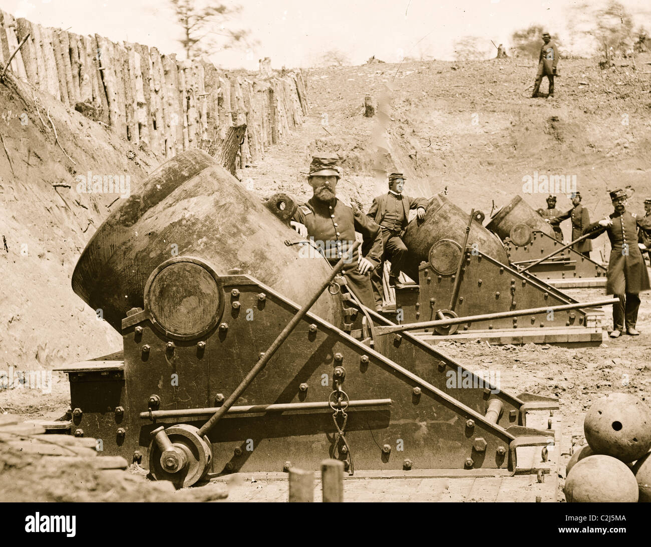 Siege of Yorktown, Virginia Battery 4 Stock Photo Alamy