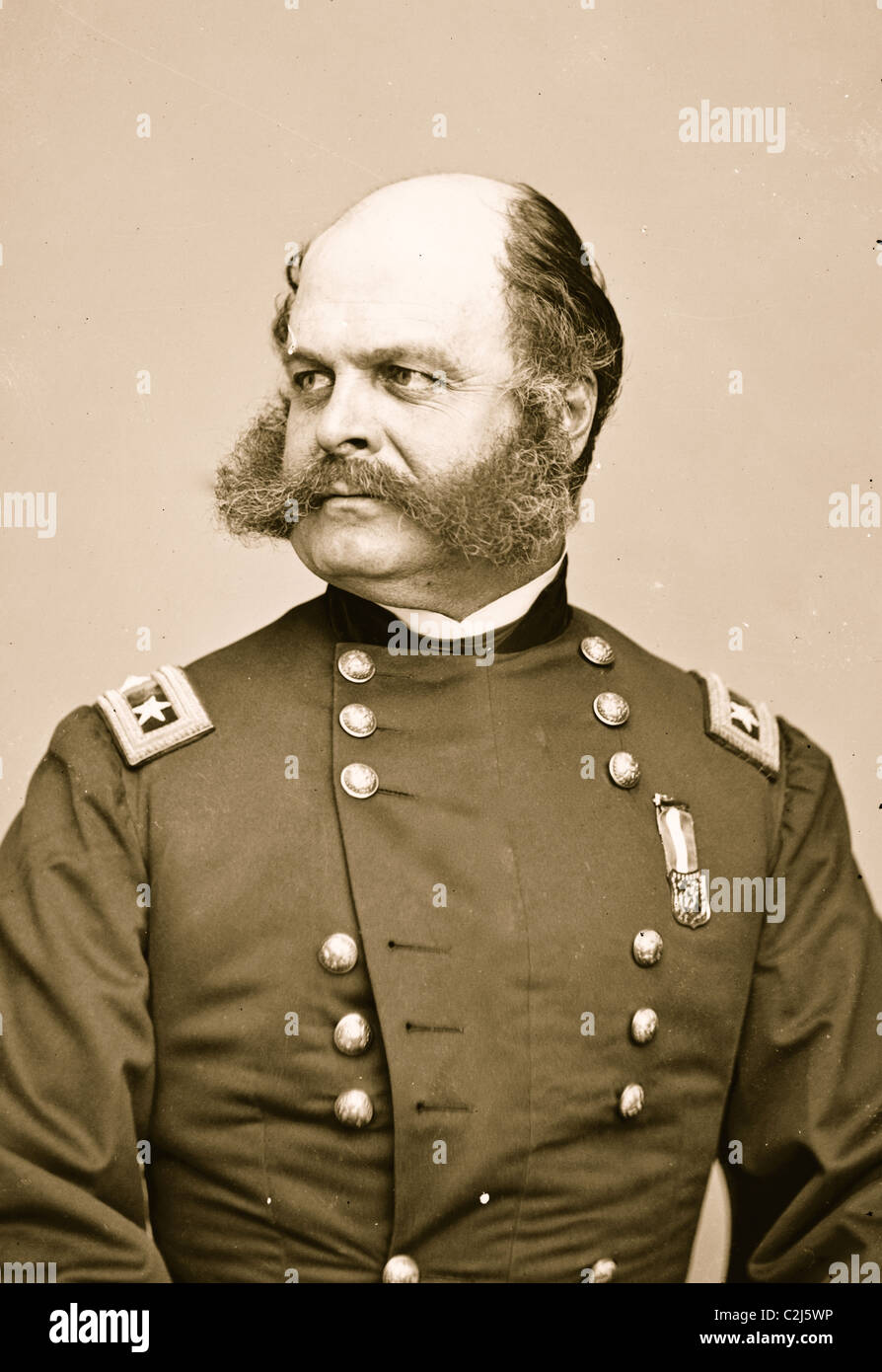 General Ambrose Burnside Stock Photo