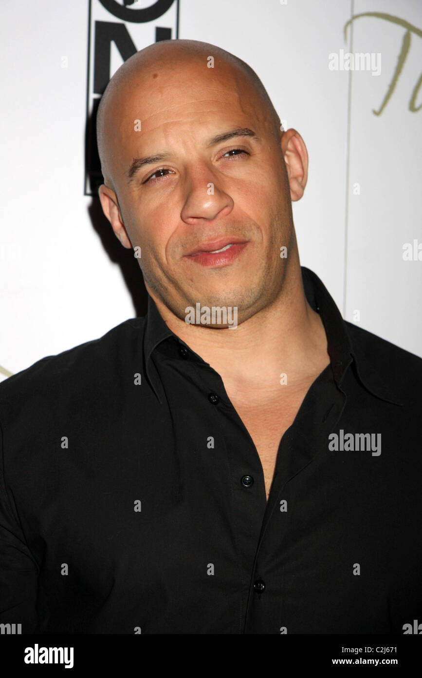 Vin Diesel One Race Global Film Foundation held at The Bank night club, at The Bellagio hotel and casino - Arrivals Las Vegas, Stock Photo