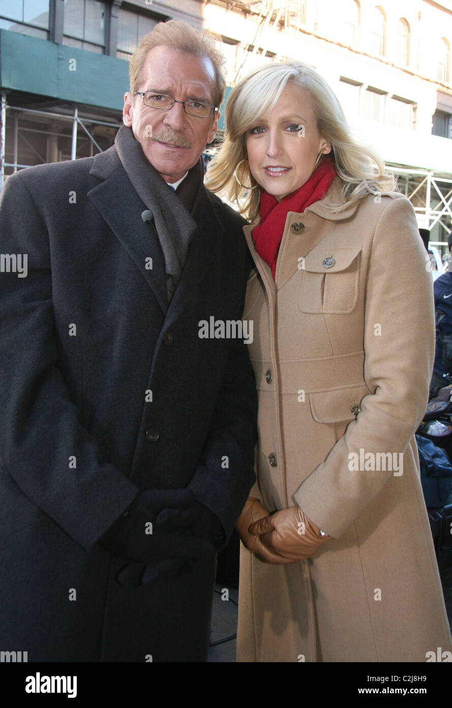 Pat O'Brien cohost of 'The Insider' with Lara Spencer. New York City