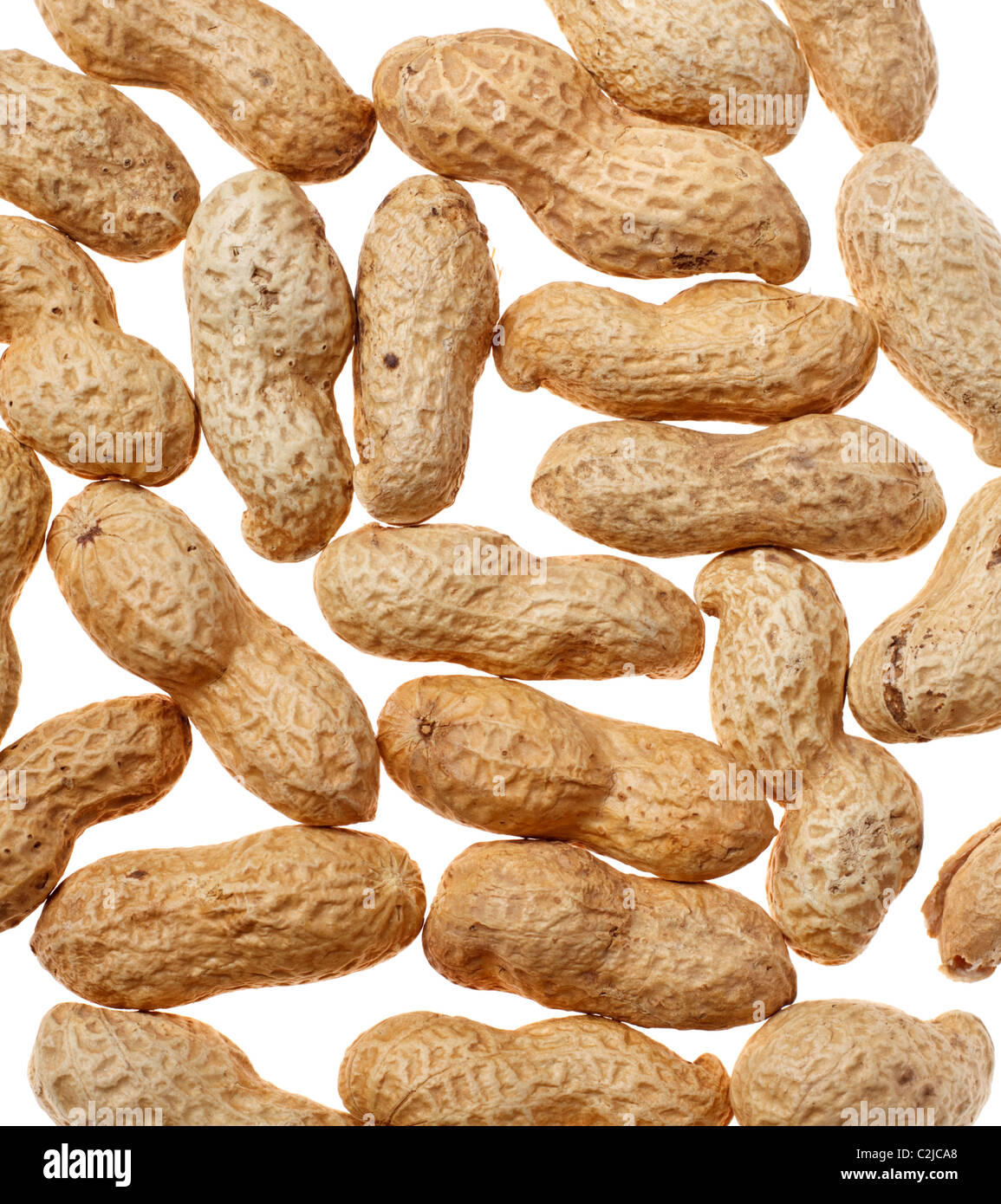 peanuts in shell isolated on white background Stock Photo - Alamy