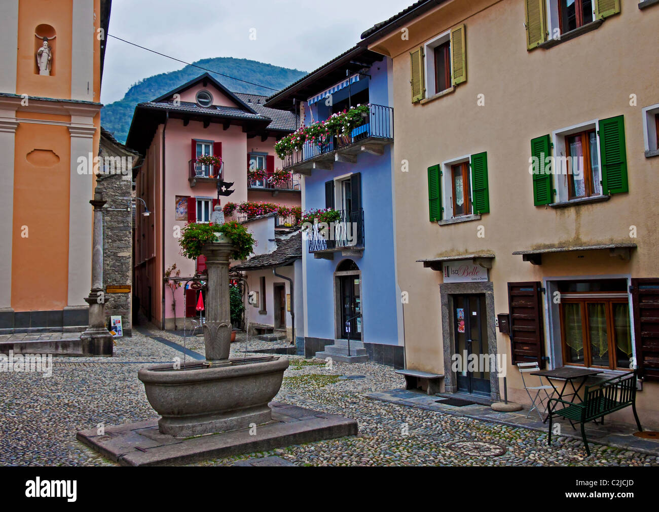 Intragna, Pedemonte, Centovalli, Ticino, Switzerland Stock Photo