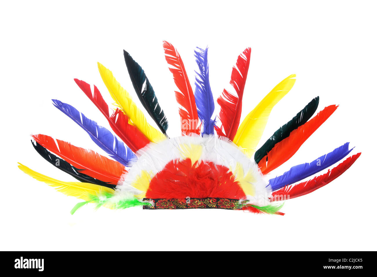 Red Indian Party Hat Stock Photo