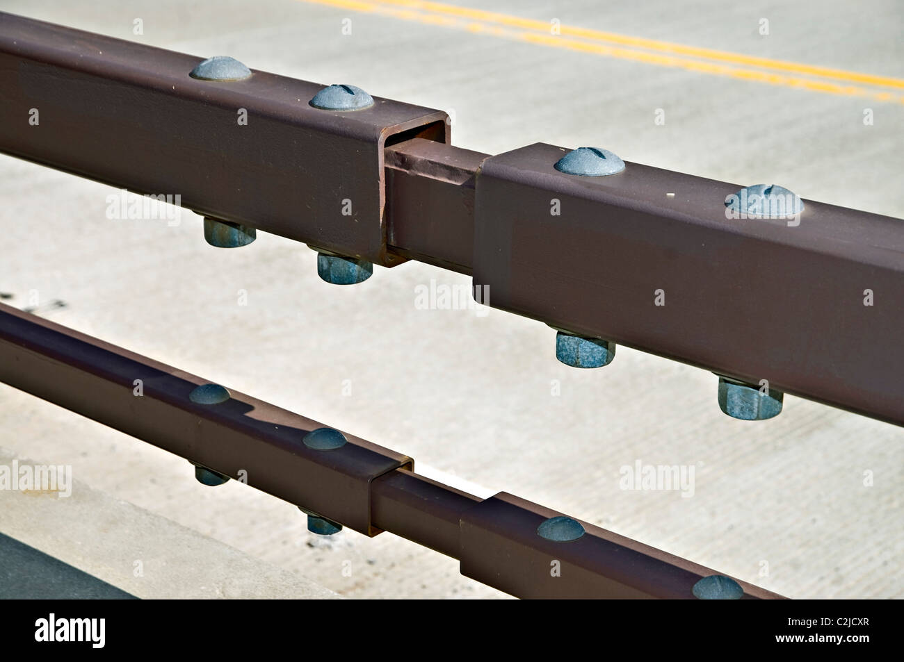 Expansion Joints on a Bridge Stock Photo Alamy