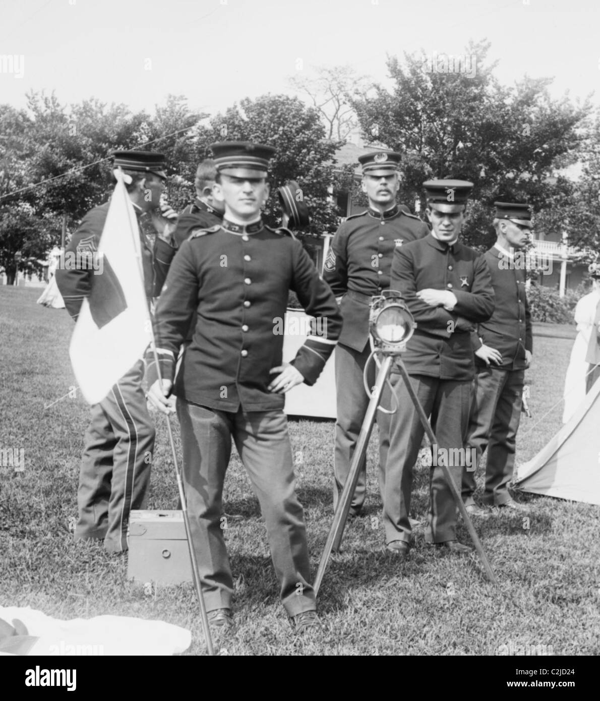 U.S. Army Signal Corps ca. between 1909 and 1940 Stock Photo