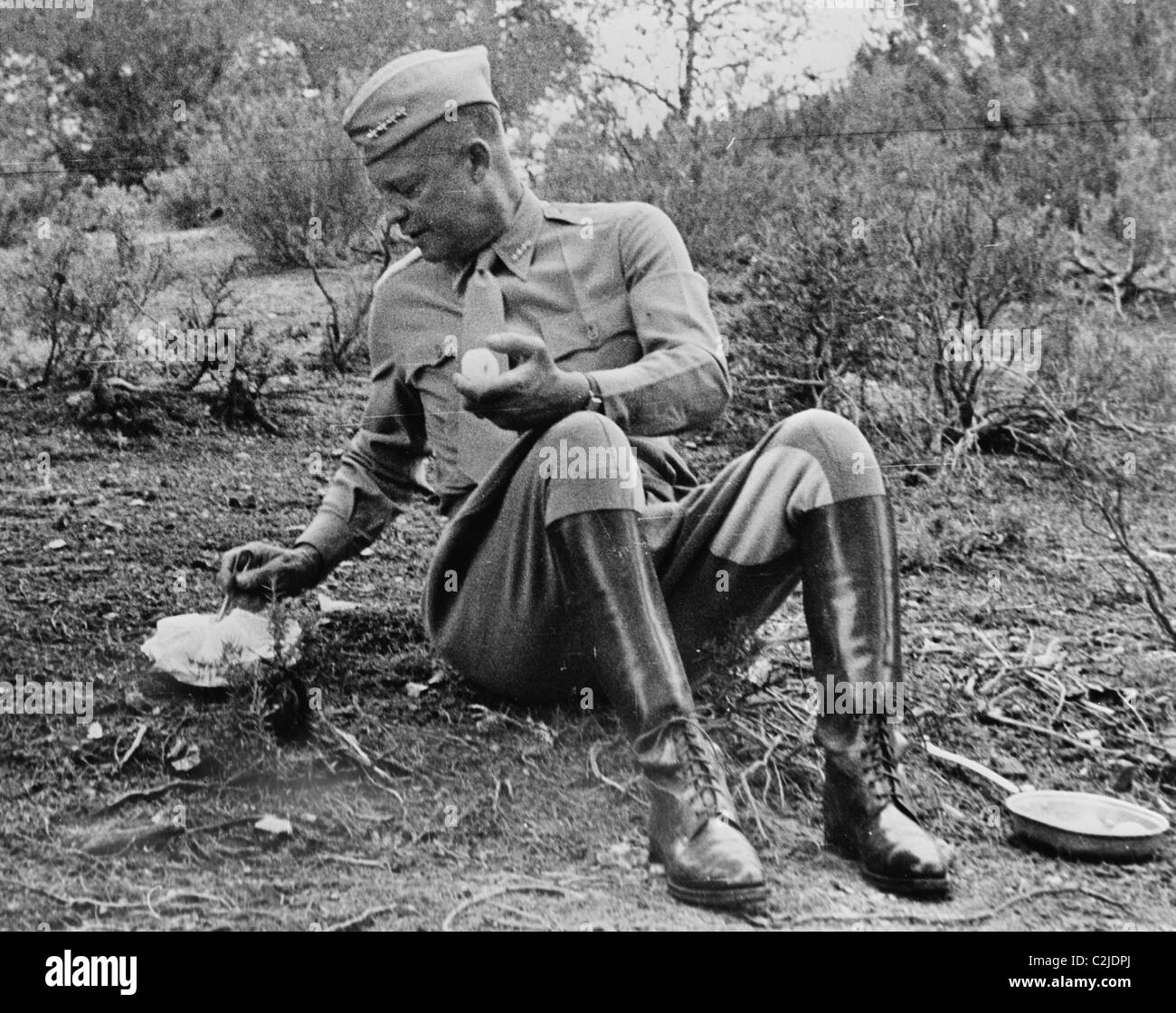 General Eisenhower in North Africa Stock Photo