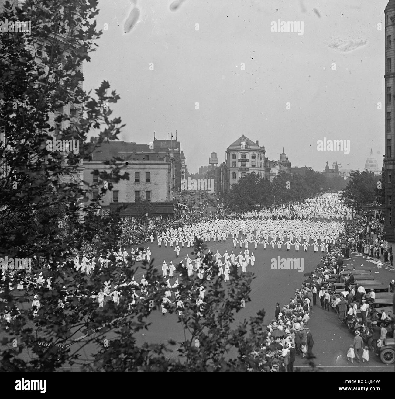 Ku Klux Klan Parade in Washington DC Stock Photo