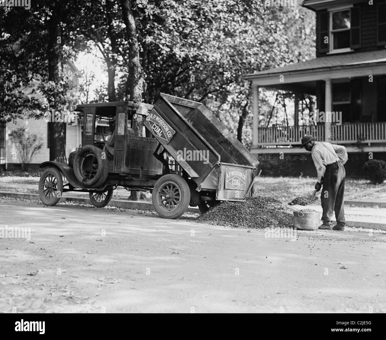 Coal Truck Black And White Stock Photos Images Alamy