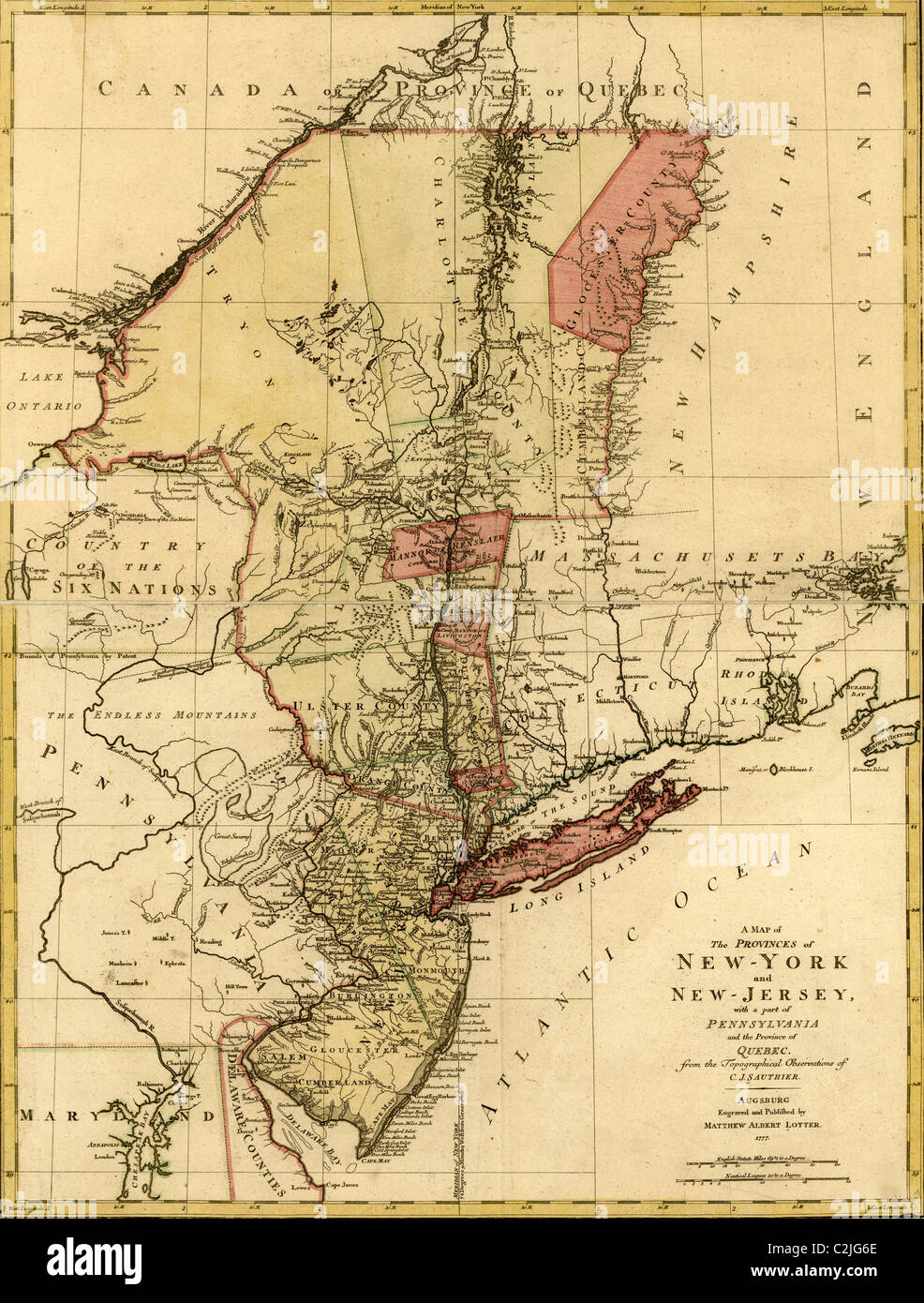 Provinces of New-York and New Jersey, with a part of Pennsylvania and ...