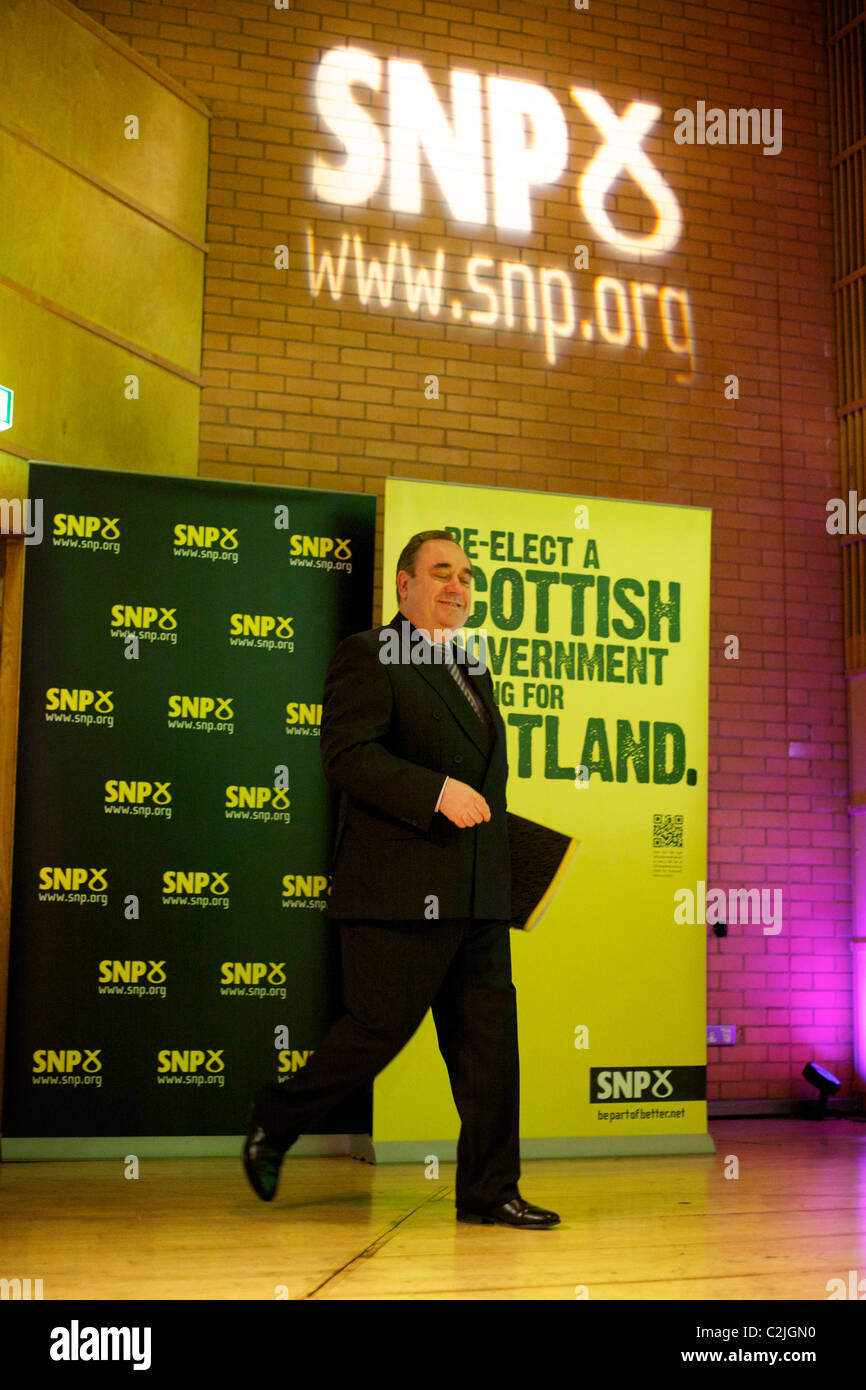 SNP leader Alex Salmond Stock Photo