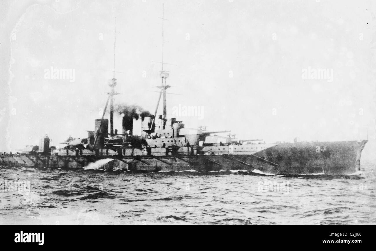 Japanese Warship Kongo Stock Photo