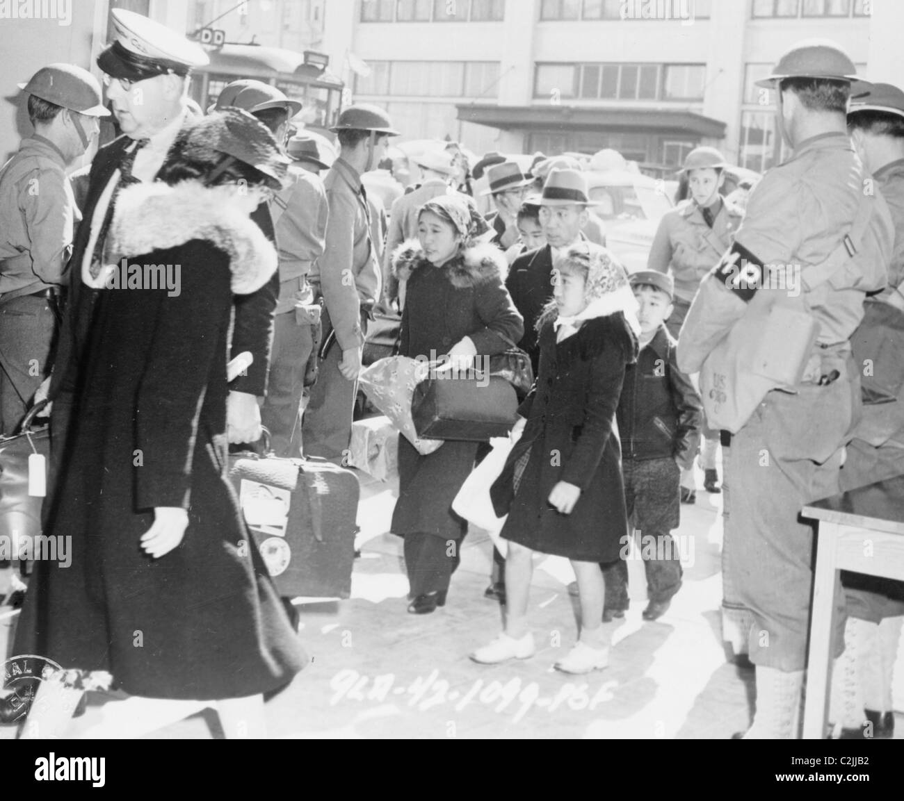First Stop Manzanar Stock Photo Alamy