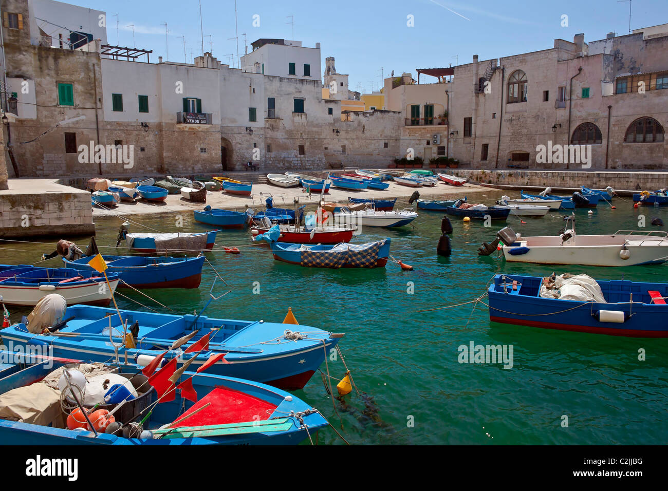 Monopoli - Apulia - Italia - Adriatic Sea Stock Photo