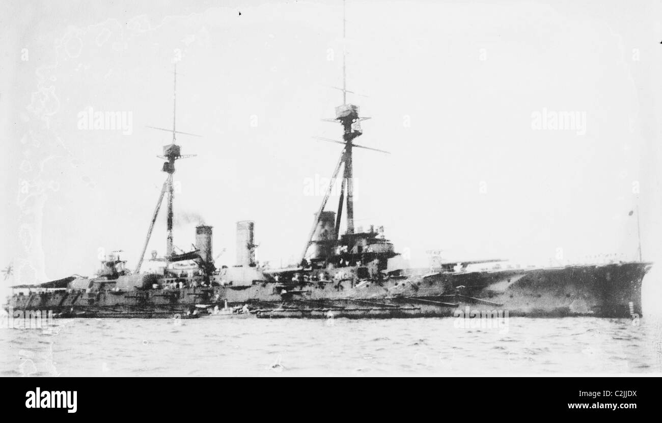 Battleship Siittsu Stock Photo