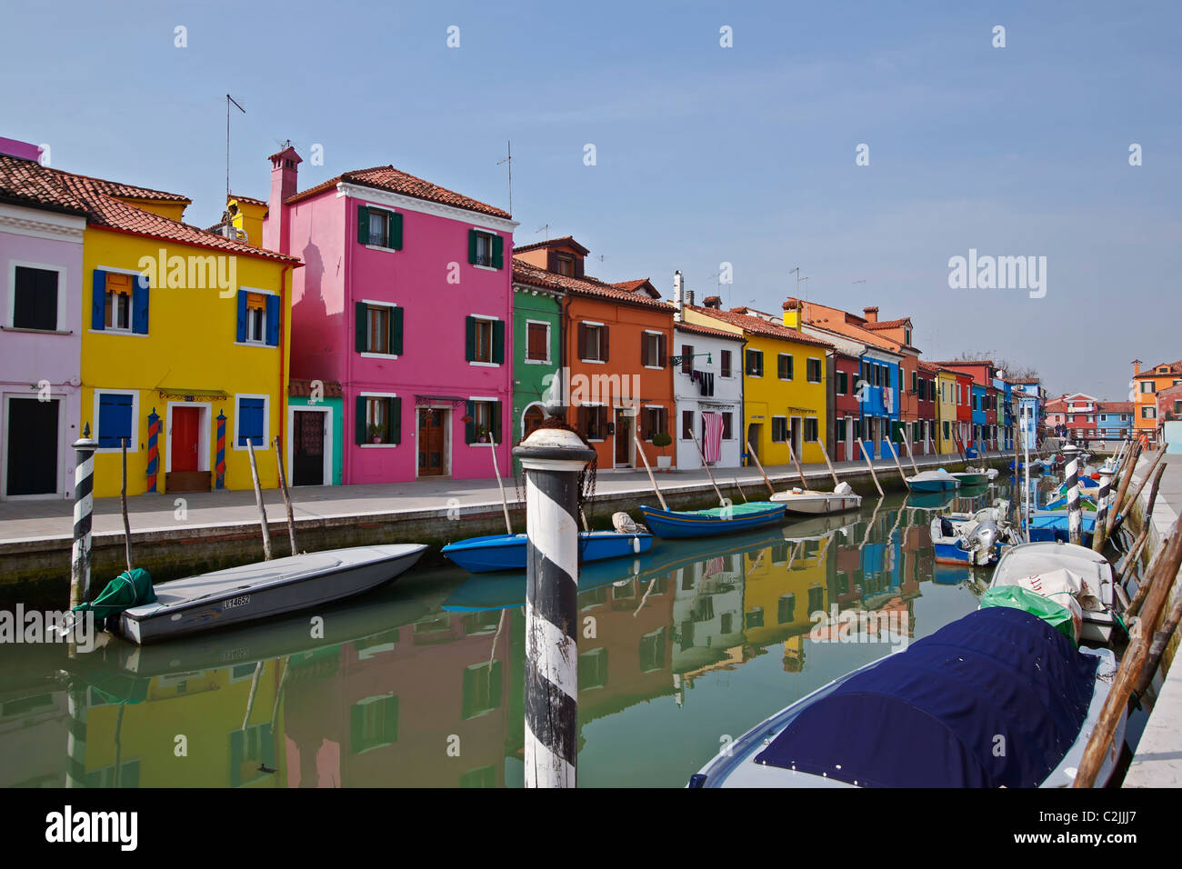Burano - Venice - Italy Stock Photo