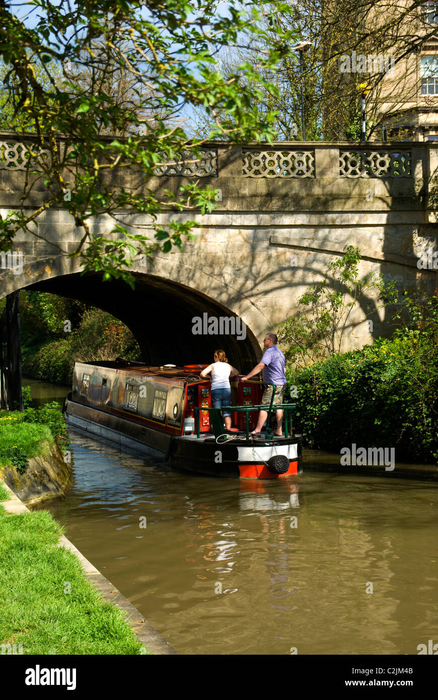 Canal barge boat mooring hi-res stock photography and images - Alamy