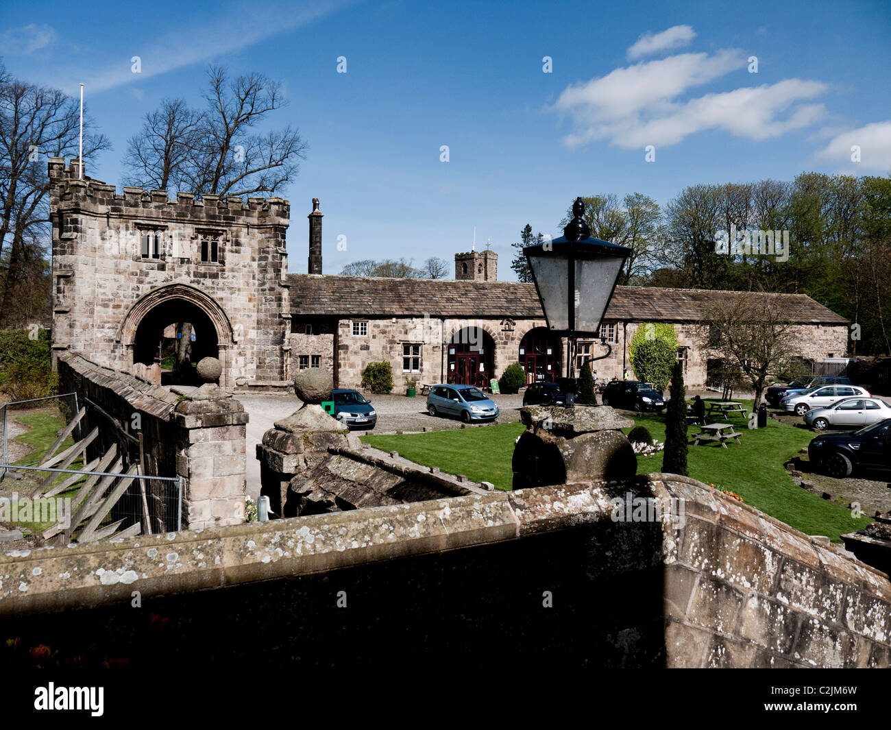 The Gatehouse at Whalley Abbey, Whalley, Clitheroe, Lancashire, England