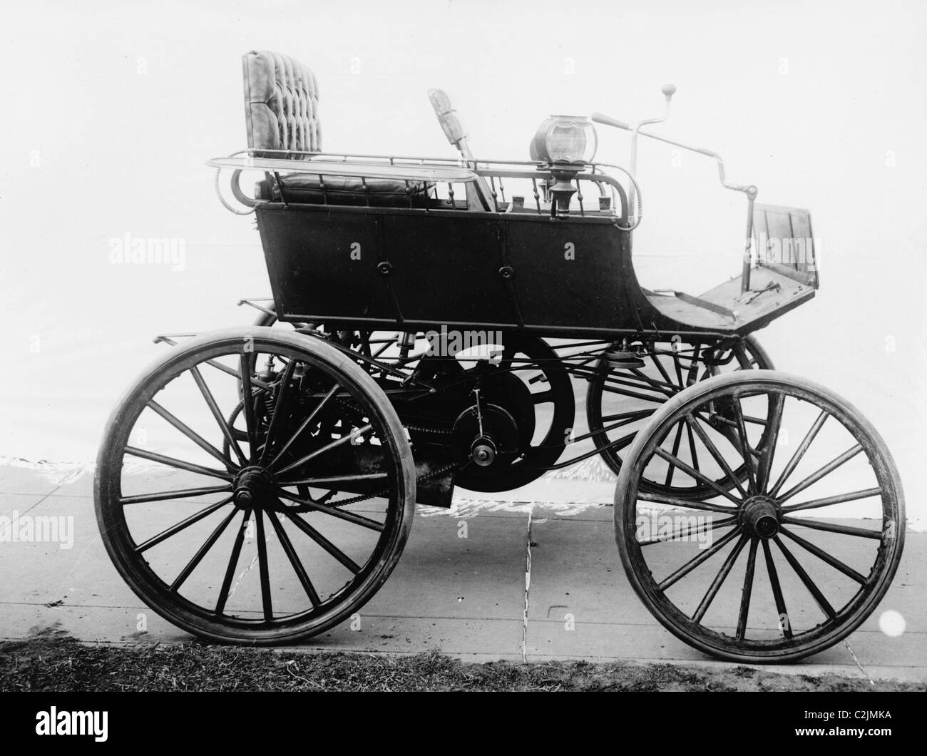 Early vehicles Black and White Stock Photos & Images - Alamy