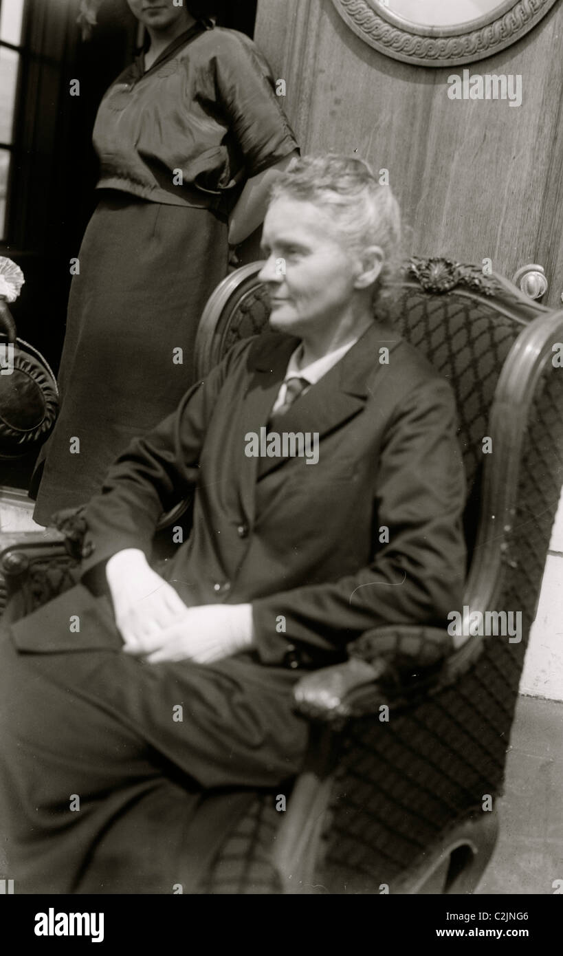 Madame Curie Stock Photo