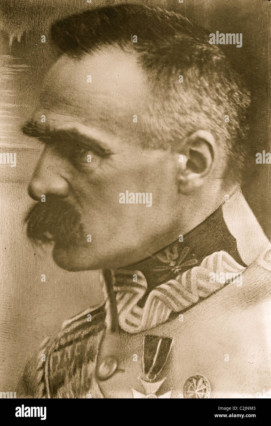 Marshal Pilsudski Stock Photo