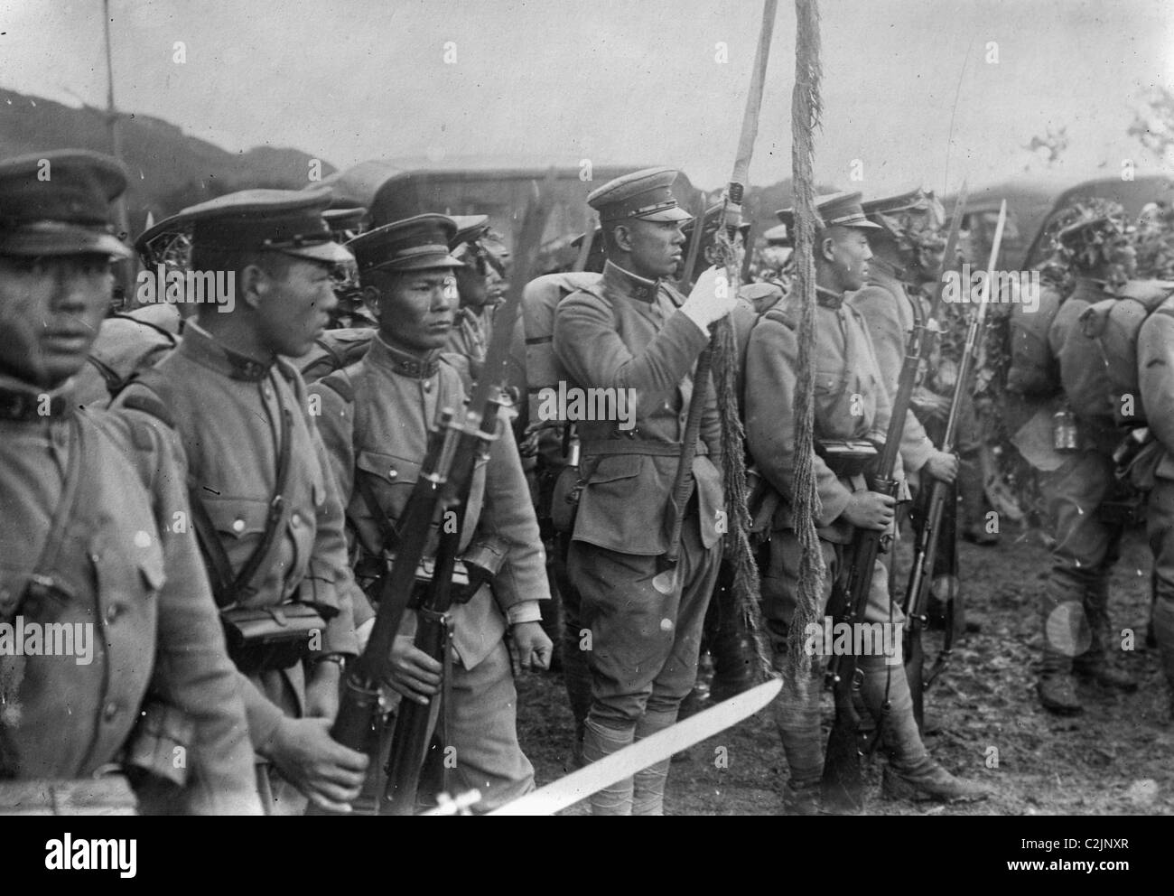 Japanese Pow Color Japanese Color Troop Stock Photo - Alamy