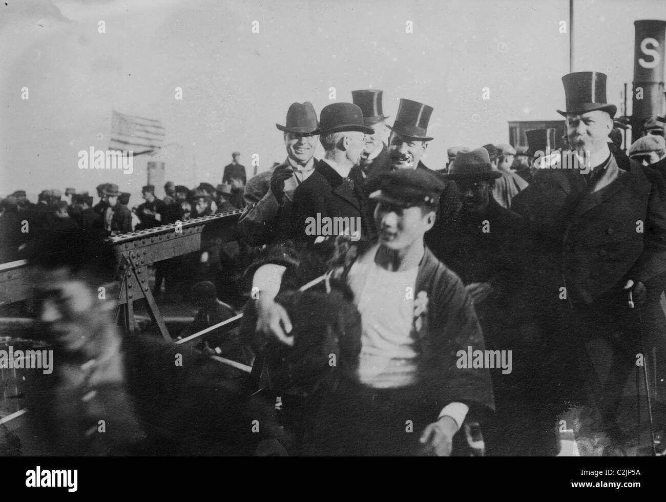 C.B. Bryan arrives in Yokohama Stock Photo - Alamy