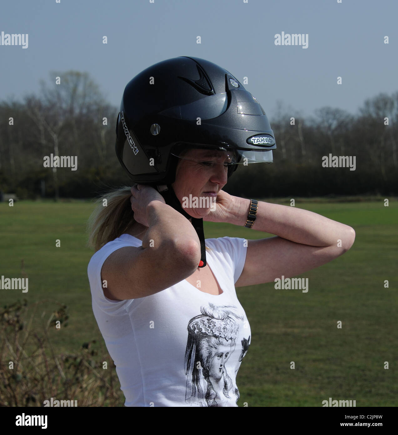 Motorcycle helmet hires stock photography and images Alamy