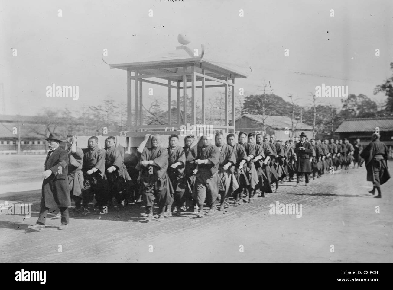 Funeral Cortege for Japanese Emperor Mutsuhito Stock Photo Alamy