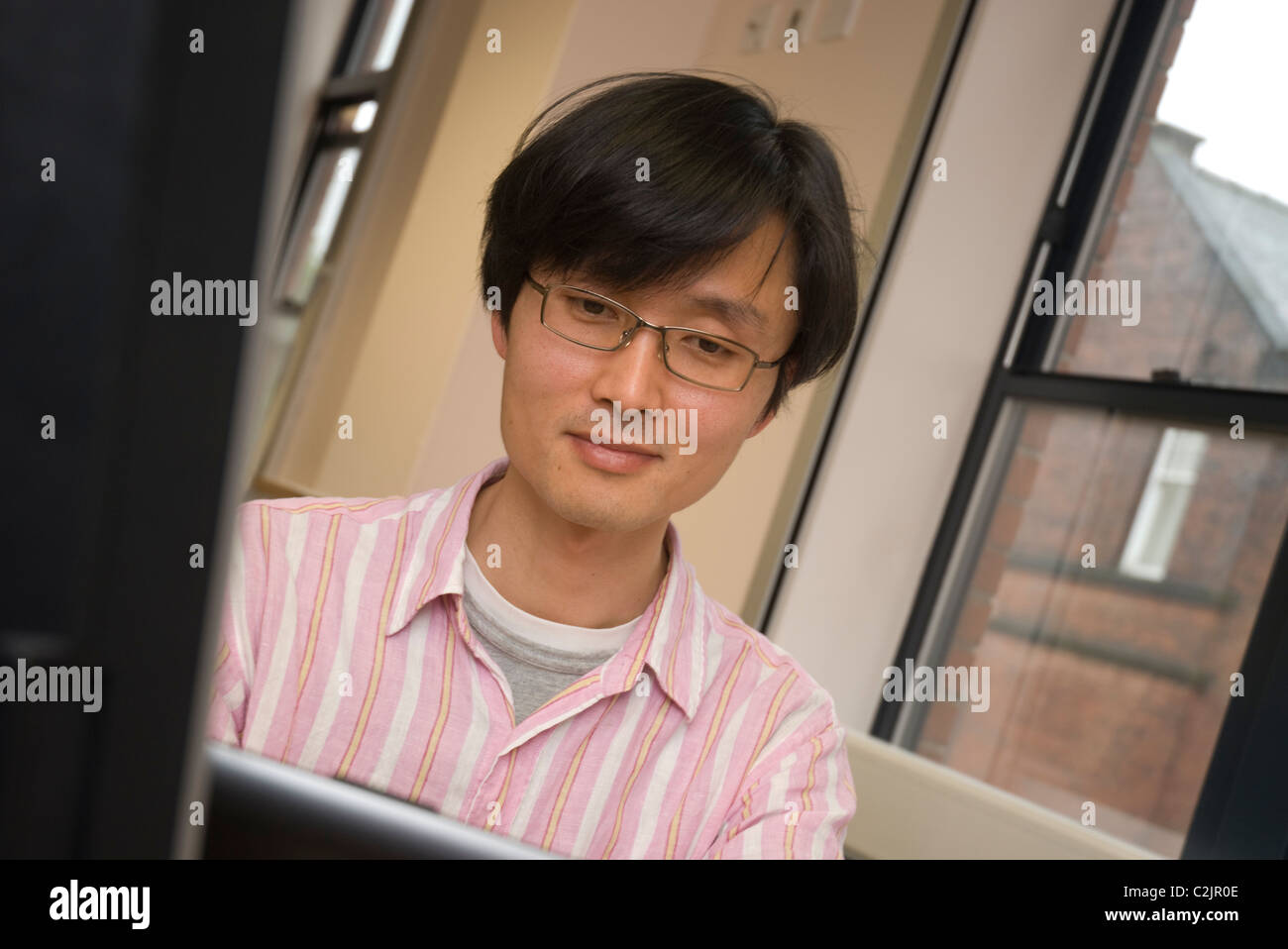 Chinese post grad student Stock Photo