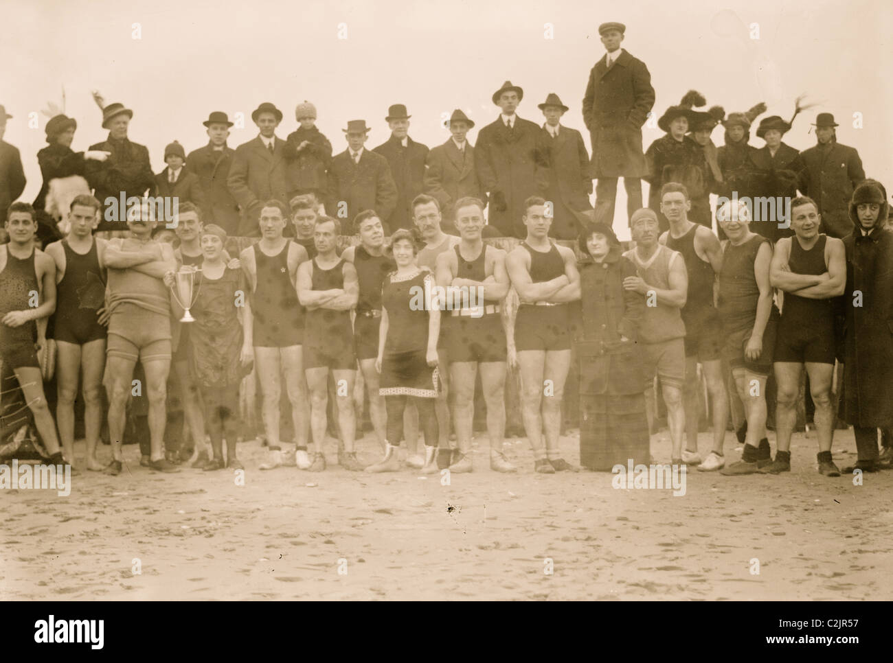 Coney island swimmers hi-res stock photography and images - Alamy