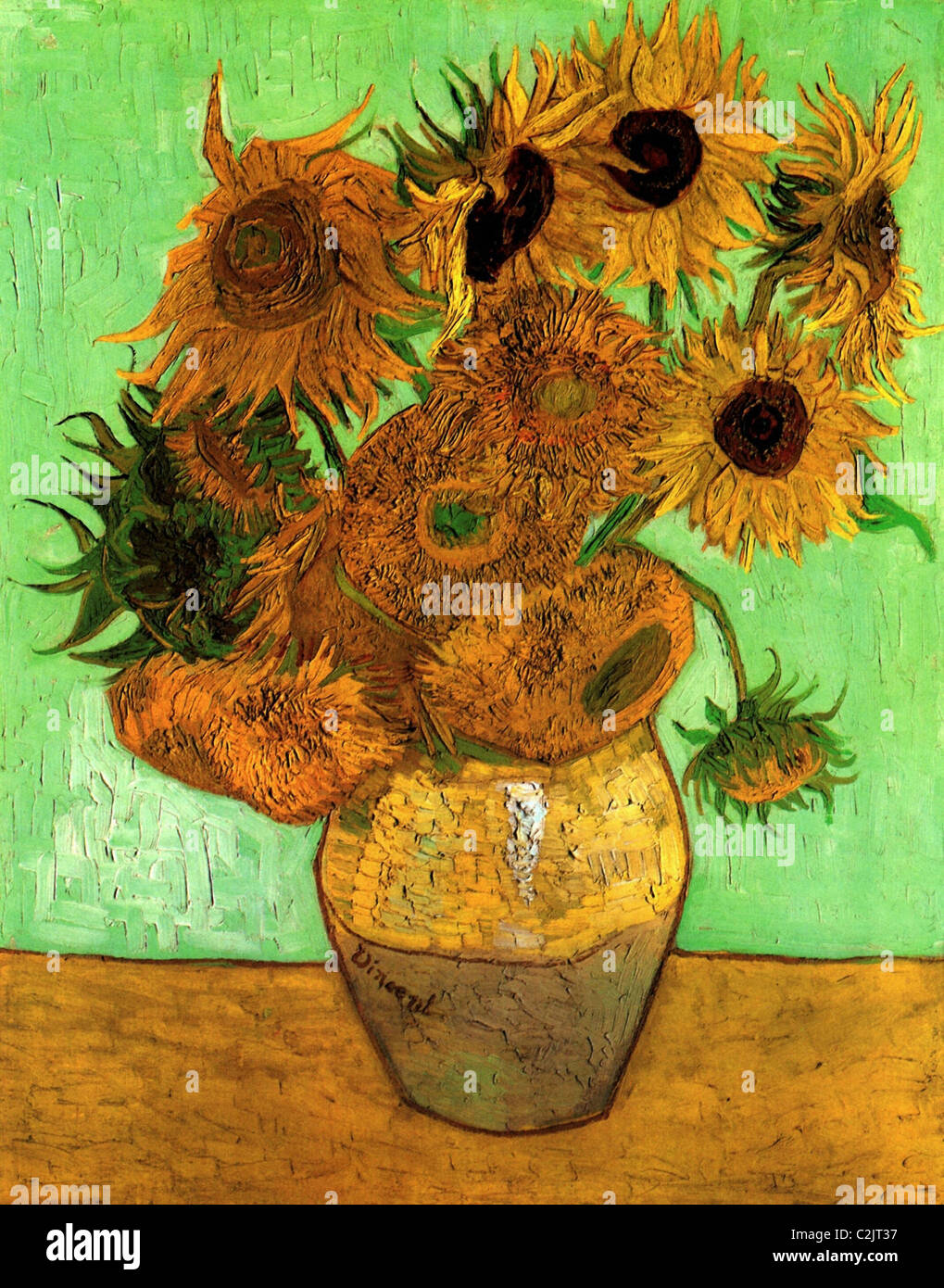 Vase with twelve sunflowers hires stock photography and images Alamy