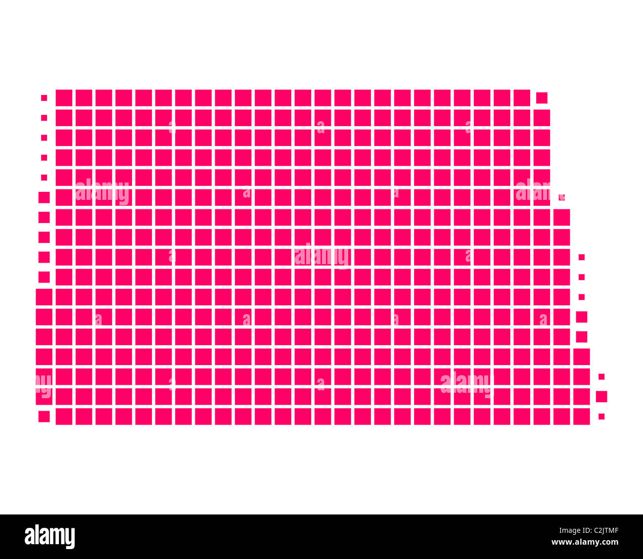 Map of North Dakota Stock Photo Alamy