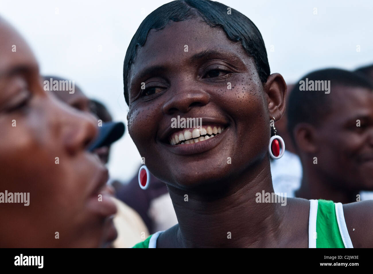 Happy African people, São Tomé and Príncipe, Africa Stock Photo - Alamy