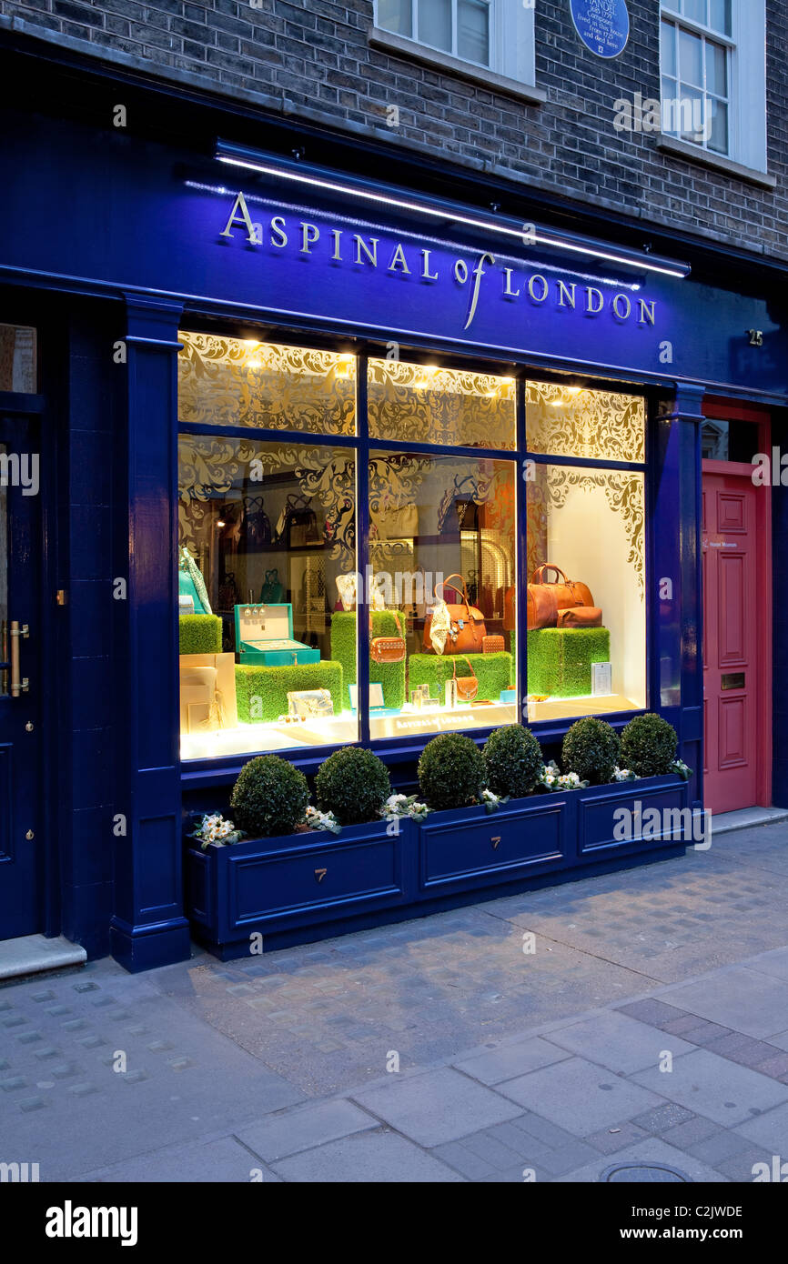 store in London in the evening Stock Photo