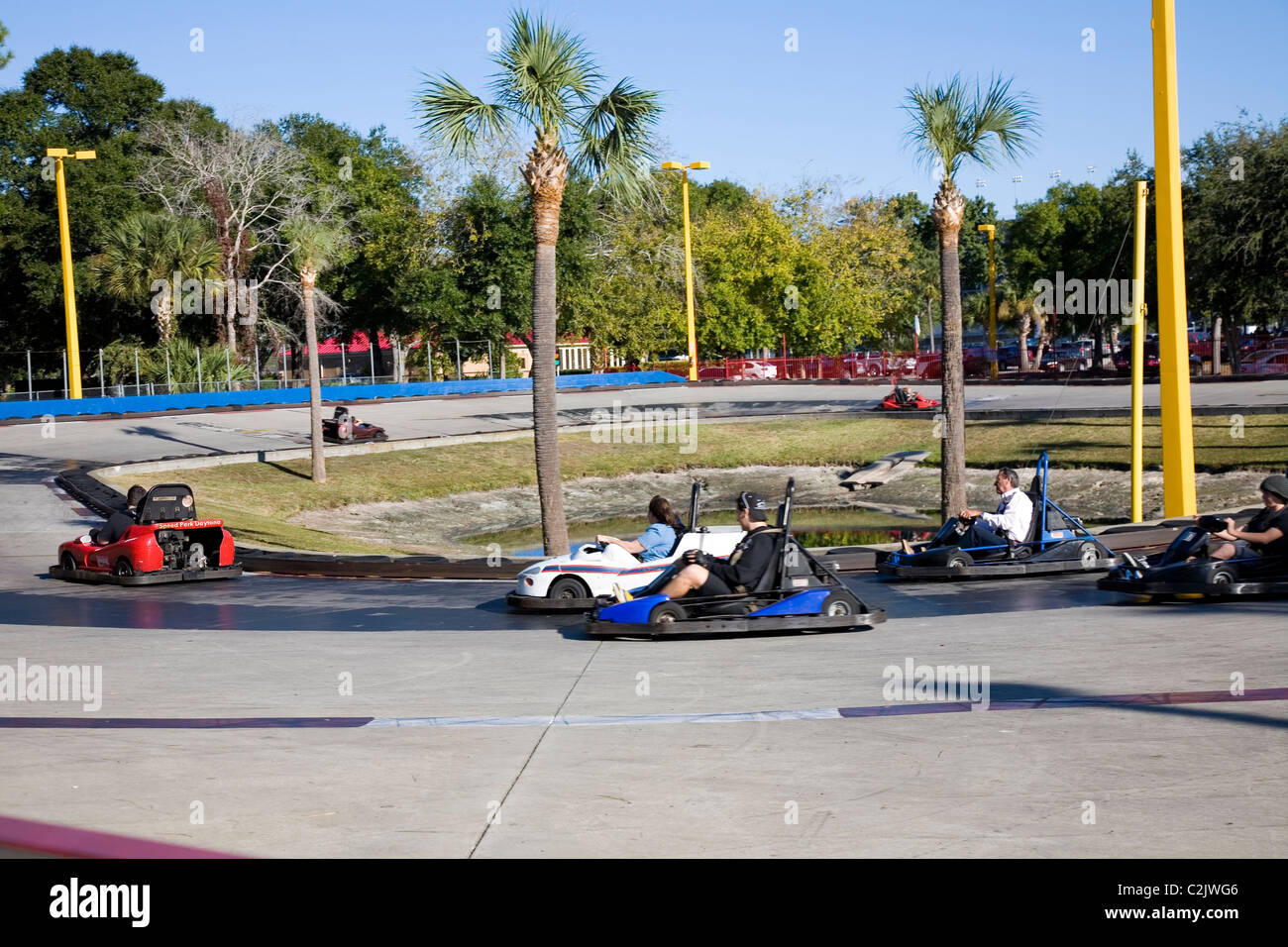 'Nitro Alley' at Speedpark Motor Sports, Daytona Beach, FL Stock Photo