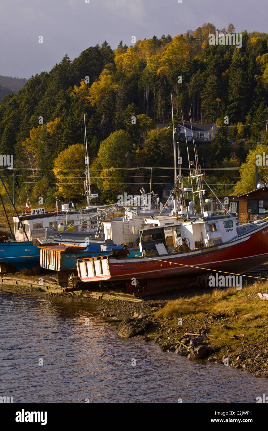 Bay of fundy low tide boats hi-res stock photography and images - Alamy