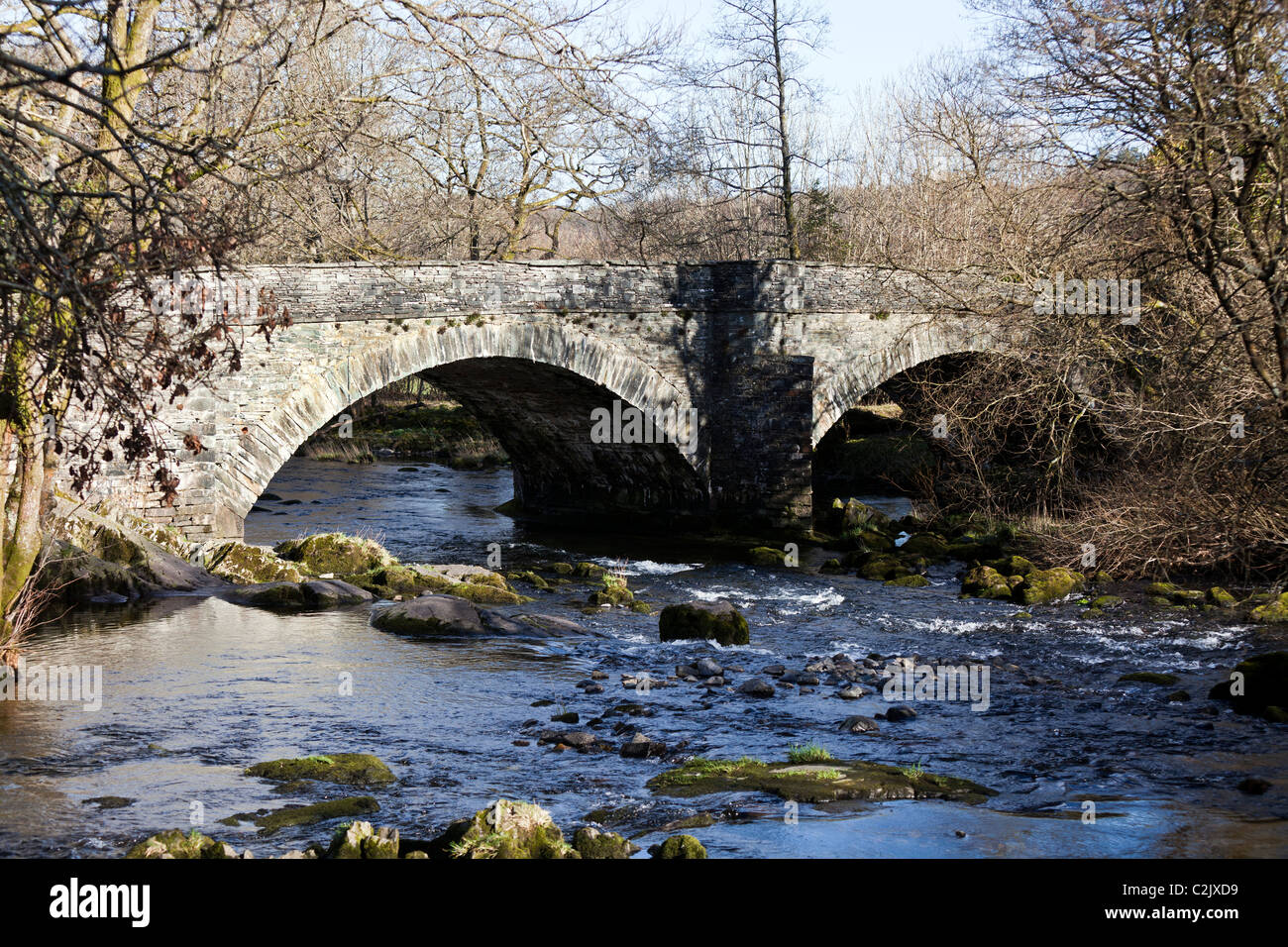 Skelwith Bridge, The Lake District, Cumbria, England, UK. Stock Photo