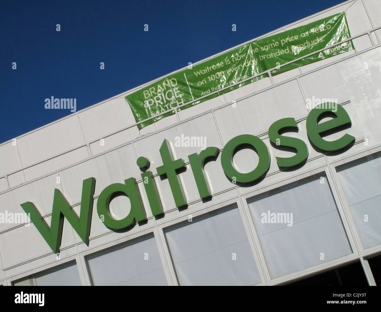Waitrose sign Stock Photo Alamy