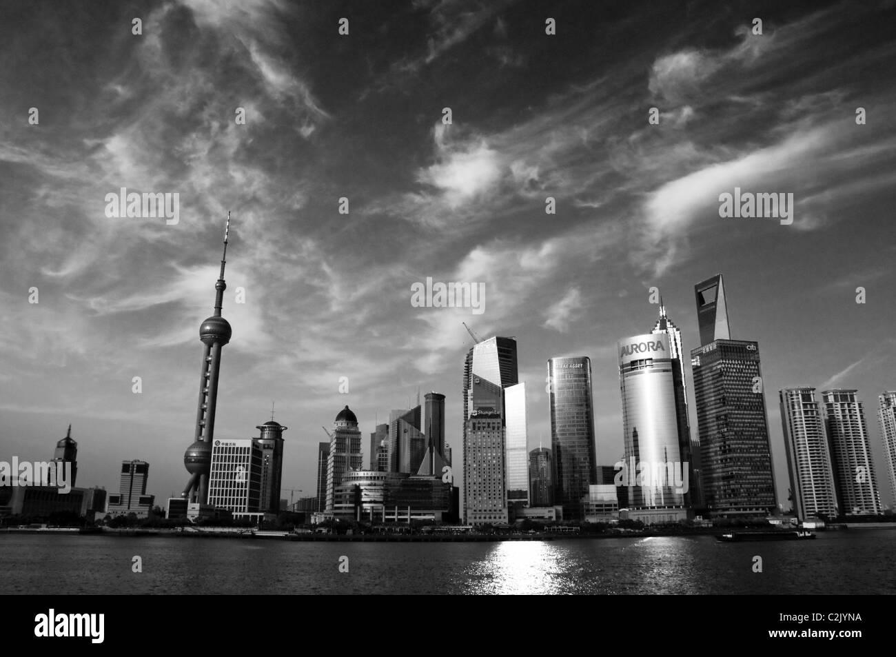 Bund shanghai black and white hi-res stock photography and images - Alamy
