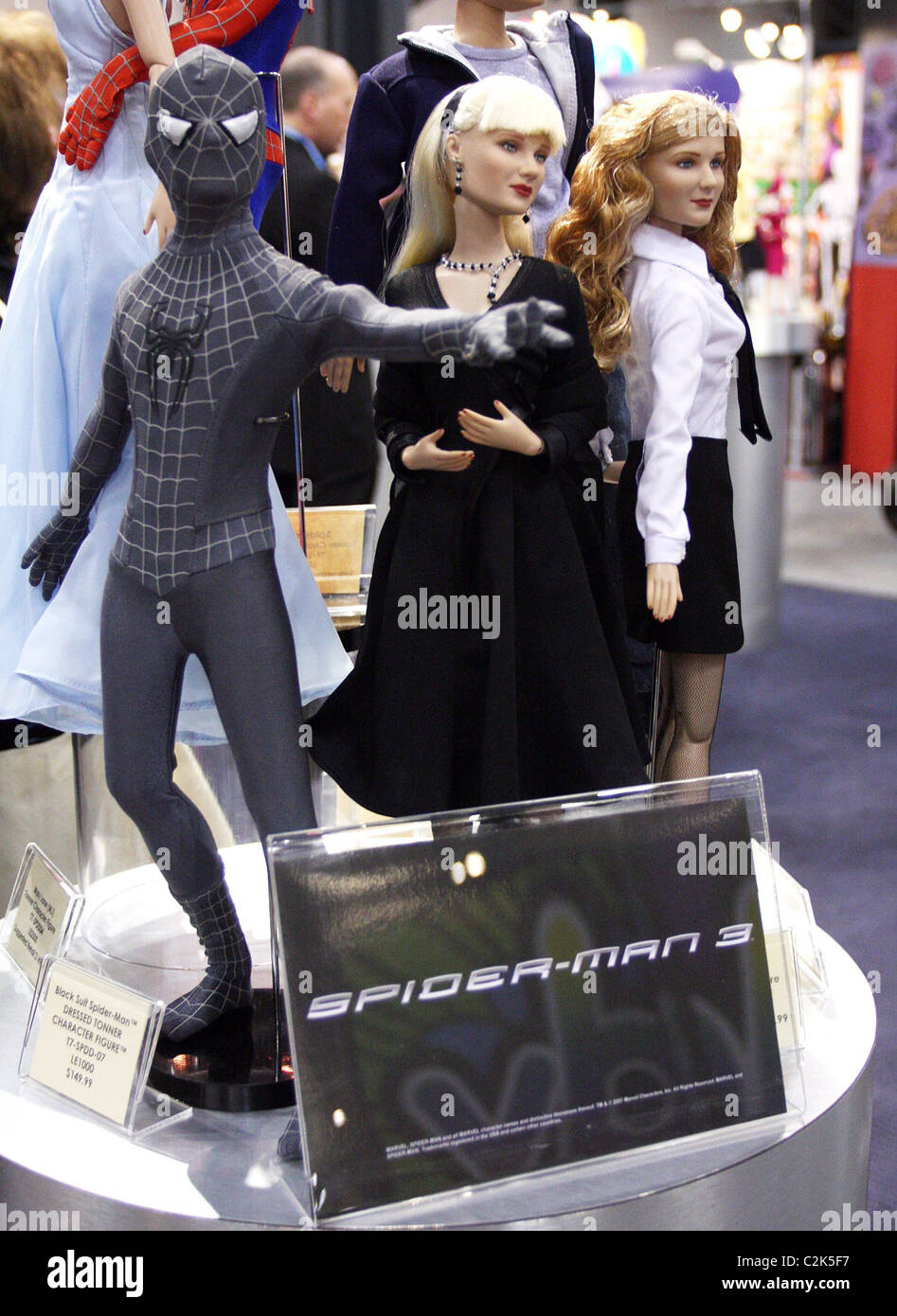 Spiderman Dolls 'Toy Fair 2008' held at The Javits Center New York City
