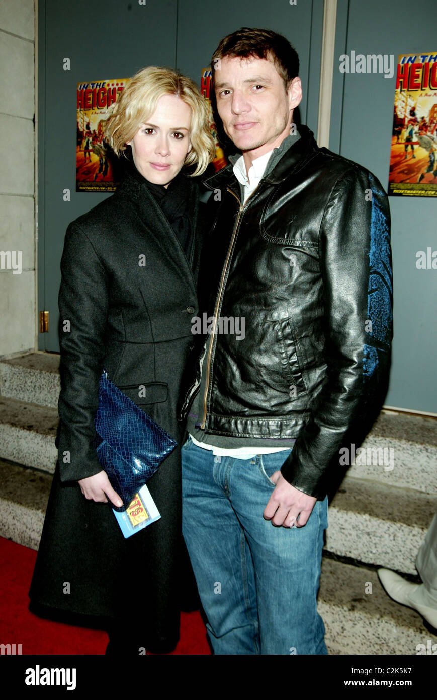 Sarah Paulson And Actor Pedro Pascal The Opening Night Performance Of The Broadway Musical In The Heights At The Richard Stock Photo Alamy