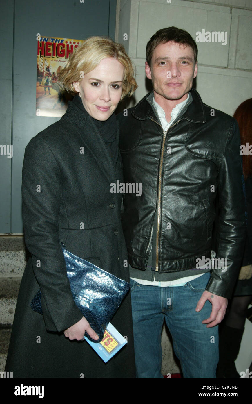 Sarah Paulson And Actor Pedro Pascal The Opening Night Performance Of The Broadway Musical In The Heights At The Richard Stock Photo Alamy