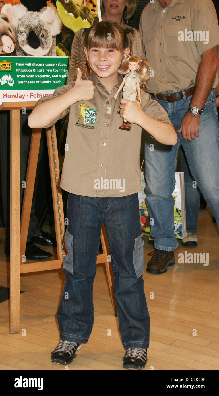 Bindi Irwin unveils her new toy line at FAO Schwarz New York City, USA