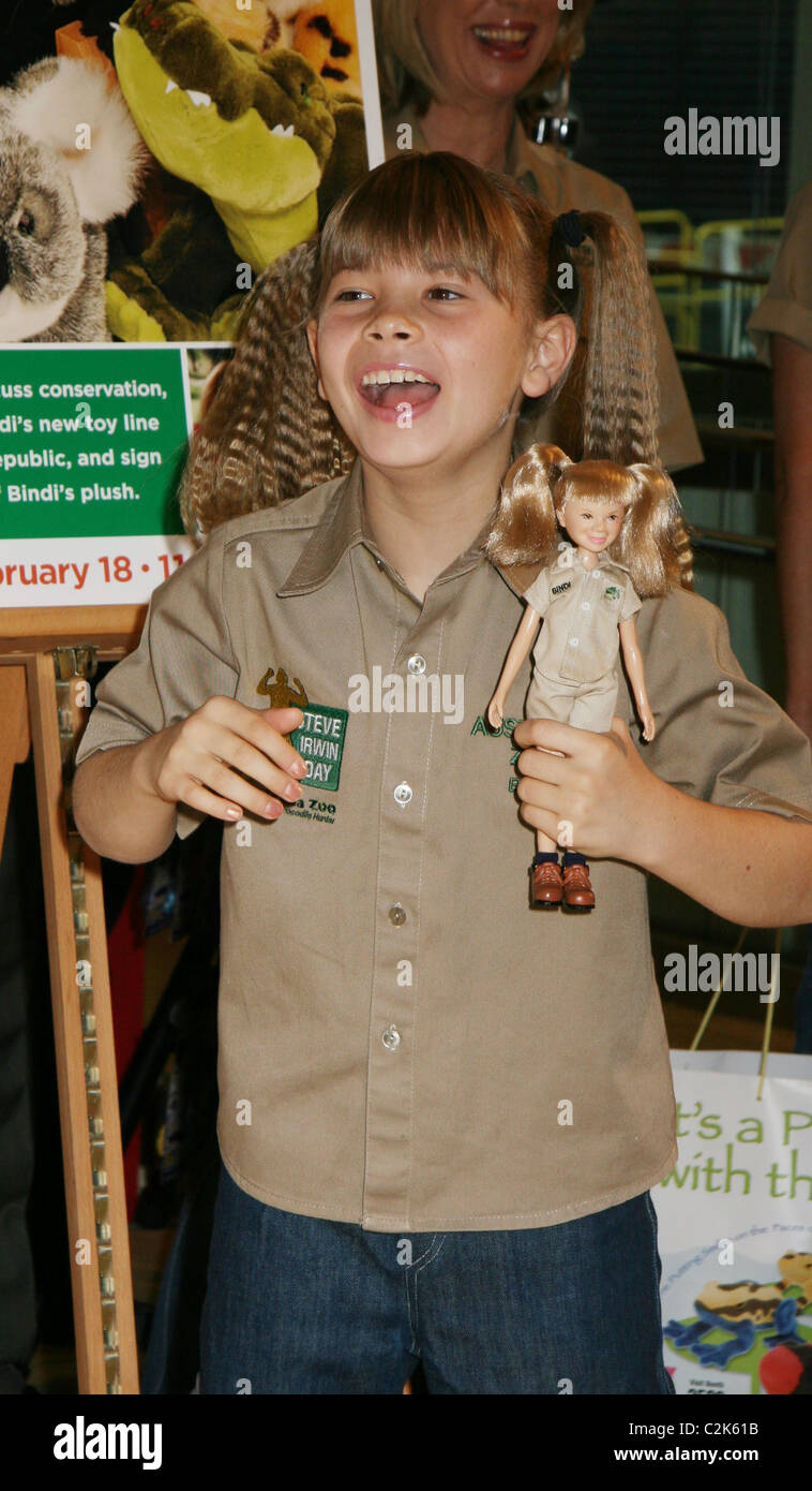 Bindi Irwin unveils her new toy line at FAO Schwarz New York City, USA