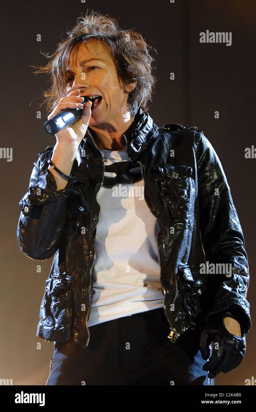 Gianna Nannini performing live in concert at Forum Arena Milan, Italy ...