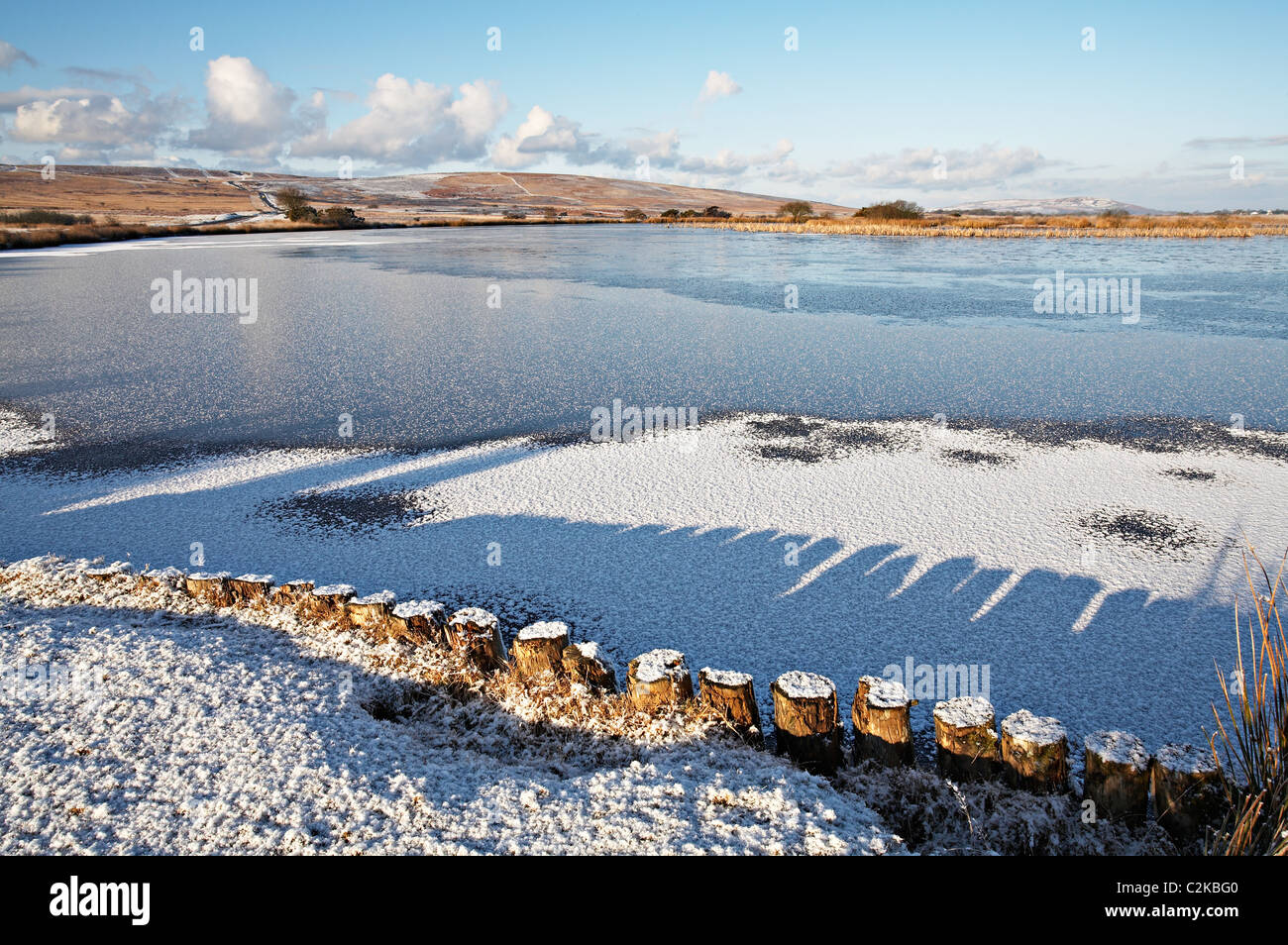 Broad Pool, Cefn Bryn, Gower, Wales Stock Photo Alamy