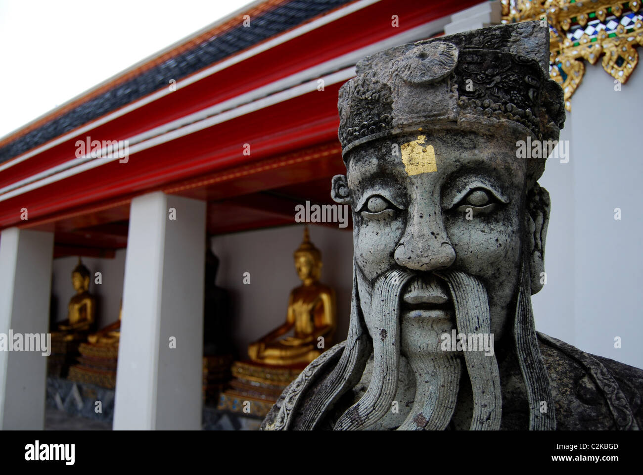 Wat Pho Buddhist temple in Phra Nakhon district, Bangkok, Thailand Stock Photo