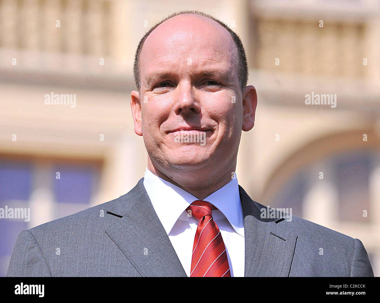 Prince Albert II of Monaco arrives for his 50th Birthday celebration