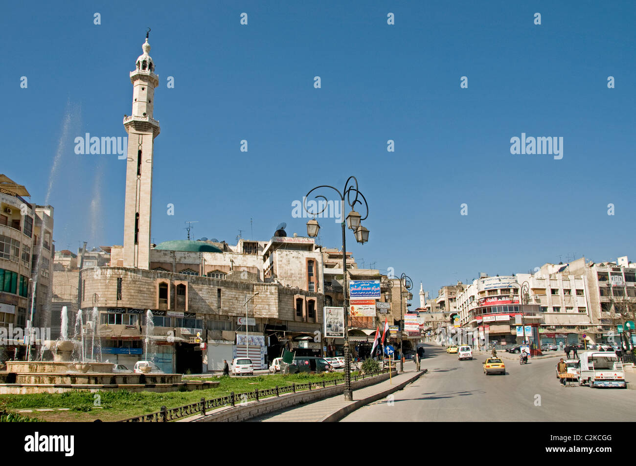 Hama  Syria Syrian Old Middle East  Town City Stock Photo
